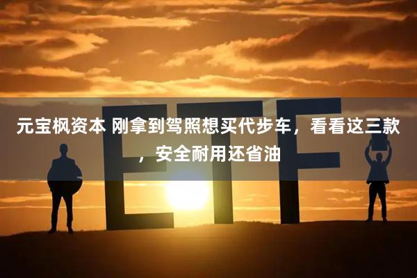 元宝枫资本 刚拿到驾照想买代步车，看看这三款，安全耐用还省油